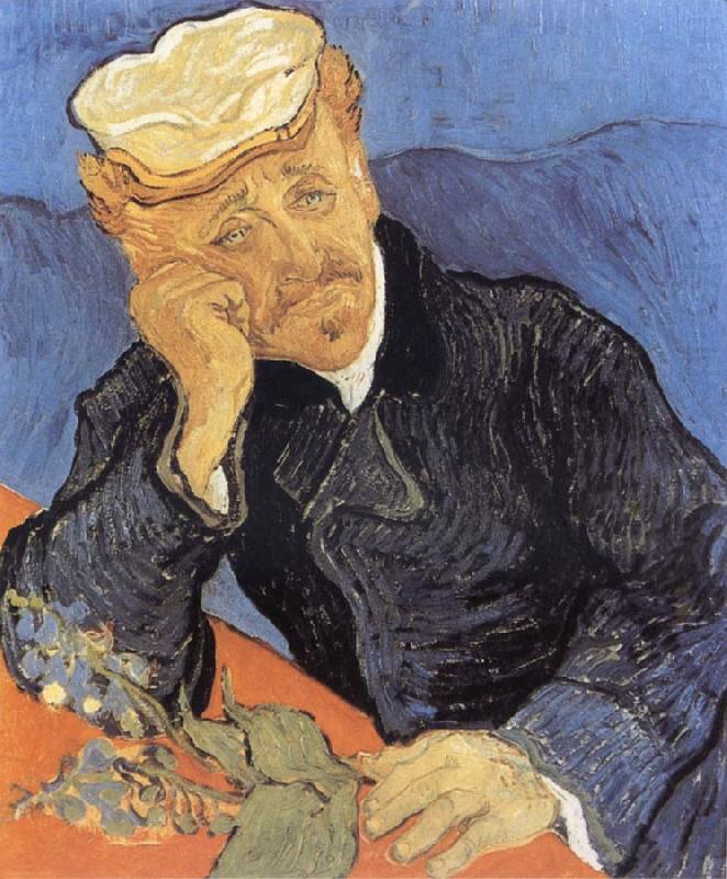 Vincent Van Gogh Portrait of Dector Gacher china oil painting image